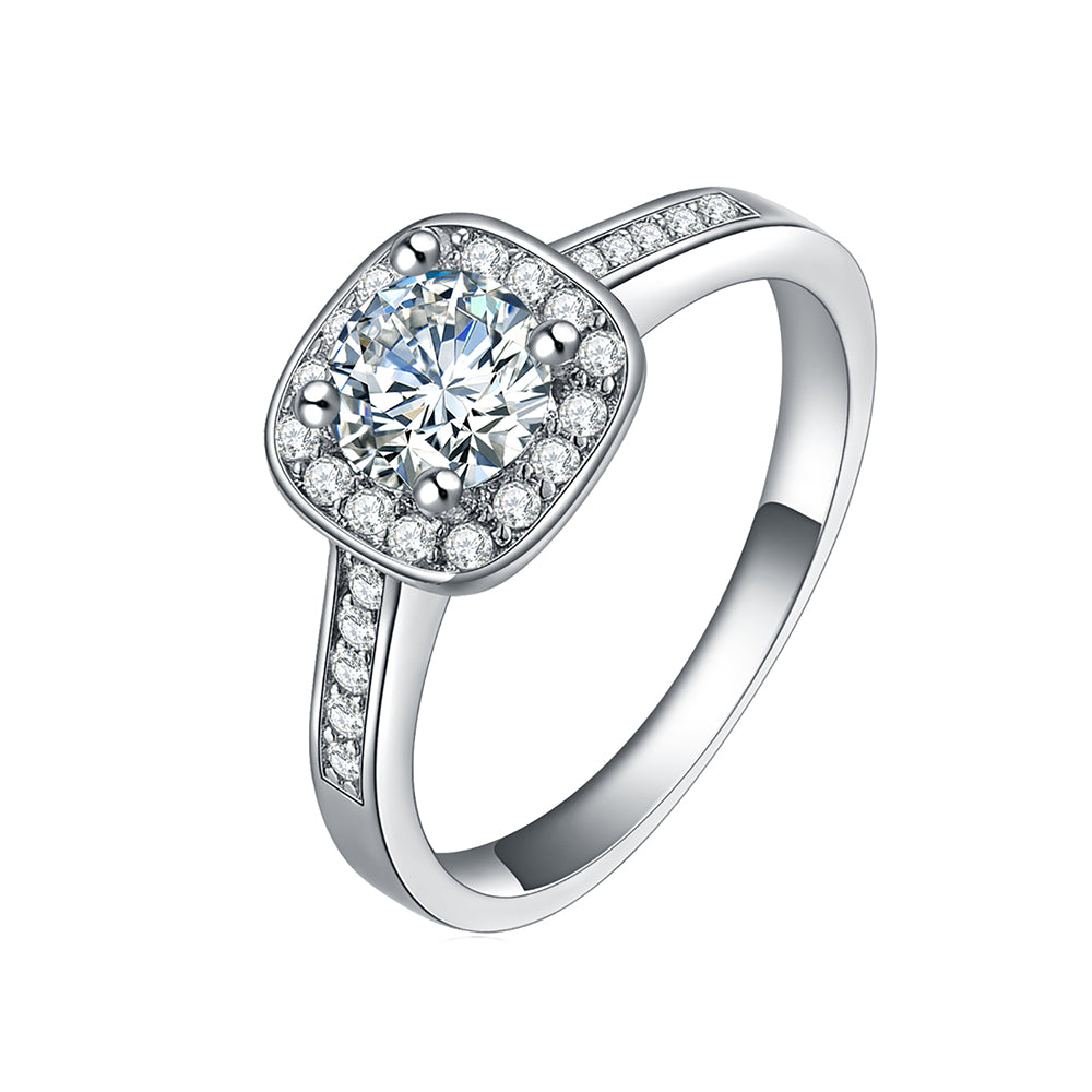 ReneeHaloEngagementRingCzWomensWhiteGoldPlatedGingerLyneCollection_Silver-1