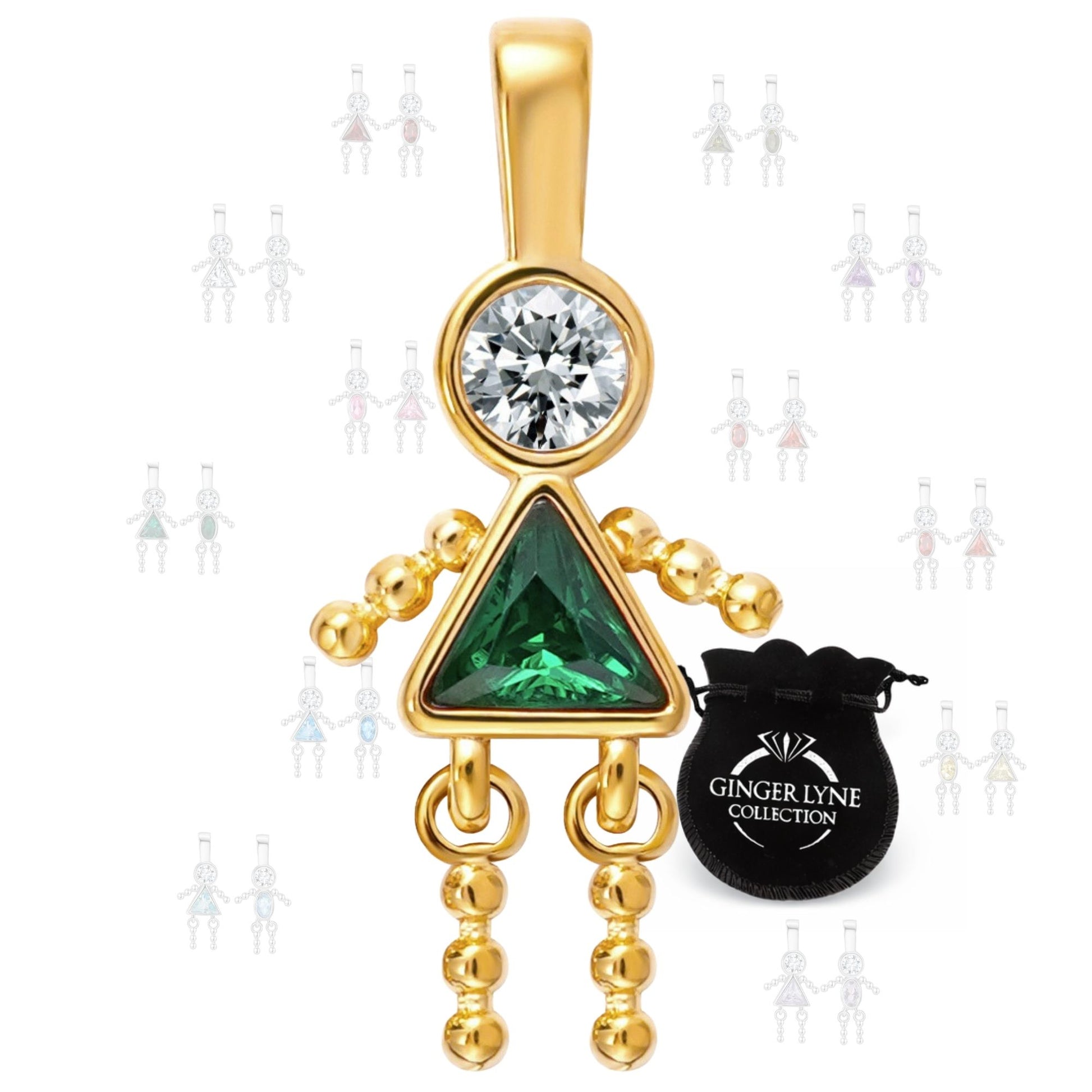 BirthstoneFamilyPendantforMombyGingerLyneStainlessSteelCubicZirconiaCharmsForGrandmaNecklace_Female-May-Gold-1