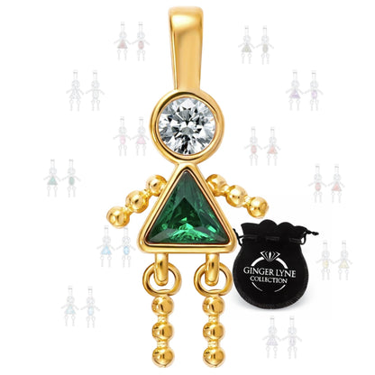 BirthstoneFamilyPendantforMombyGingerLyneStainlessSteelCubicZirconiaCharmsForGrandmaNecklace_Female-May-Gold-1