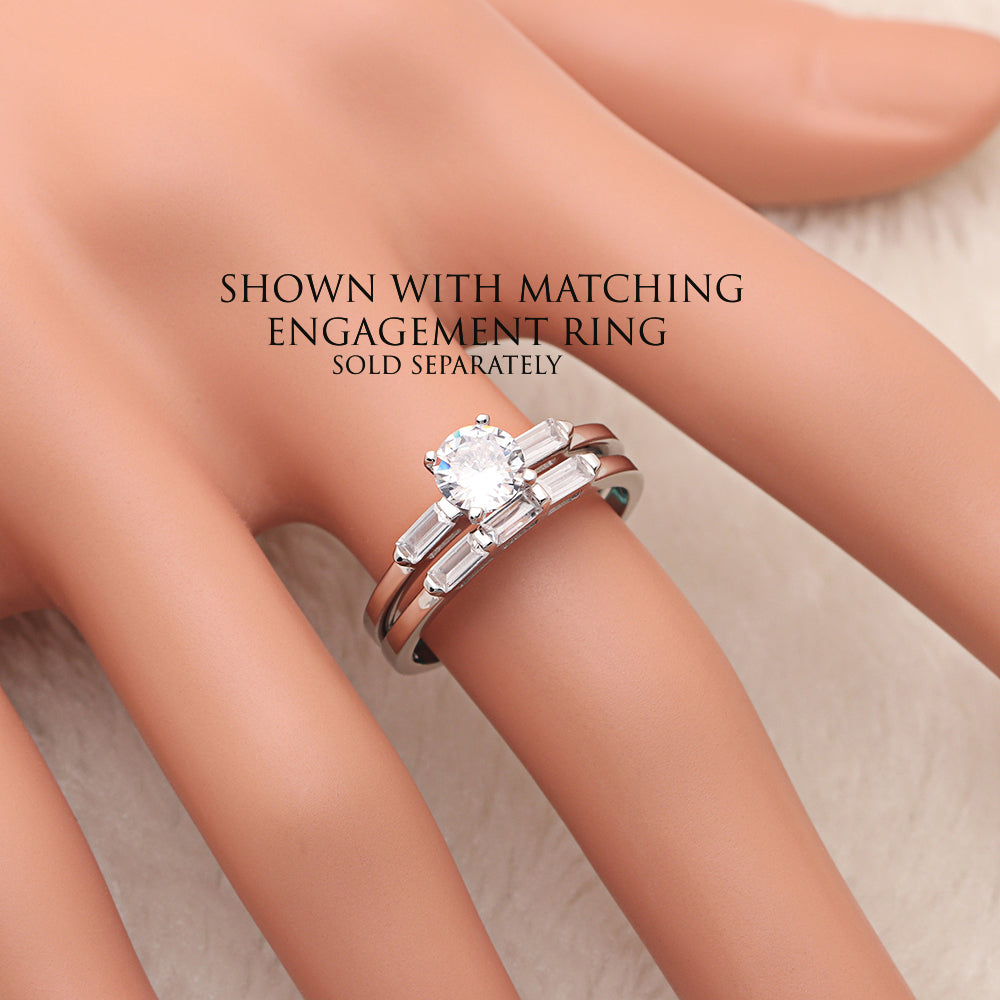 DioneAnniversaryBandRingSterlingSilverBaguetteCzGingerLyneCollection_Silver-3