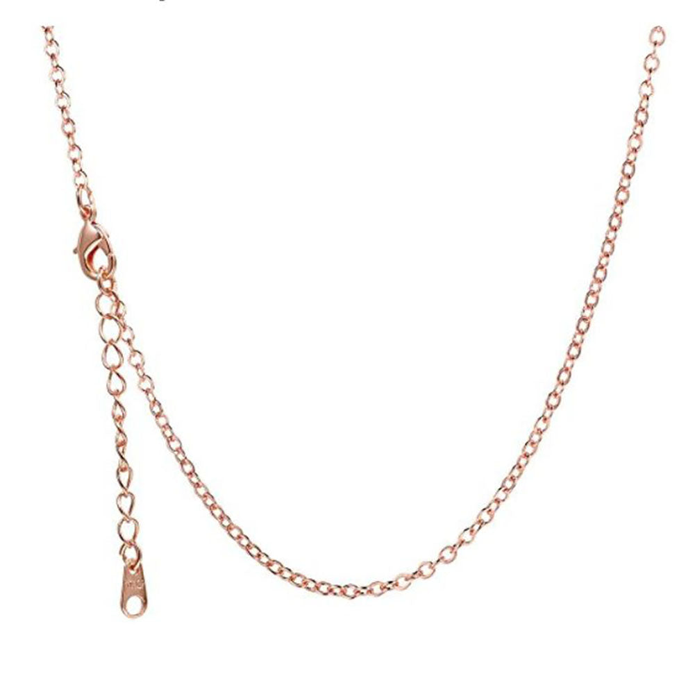 RoloChainRoseGoldPlatedSterlingSilver1mm20InchWomensGingerLyneCollection_Gold-1