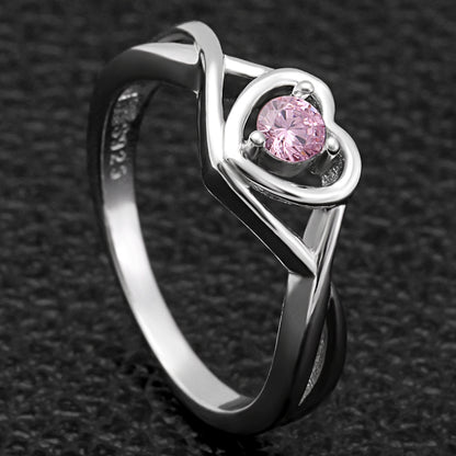 ChristineEngagementRingPromiseHeartForWomenSilverCzGingerLyneCollection_October-Pink-4