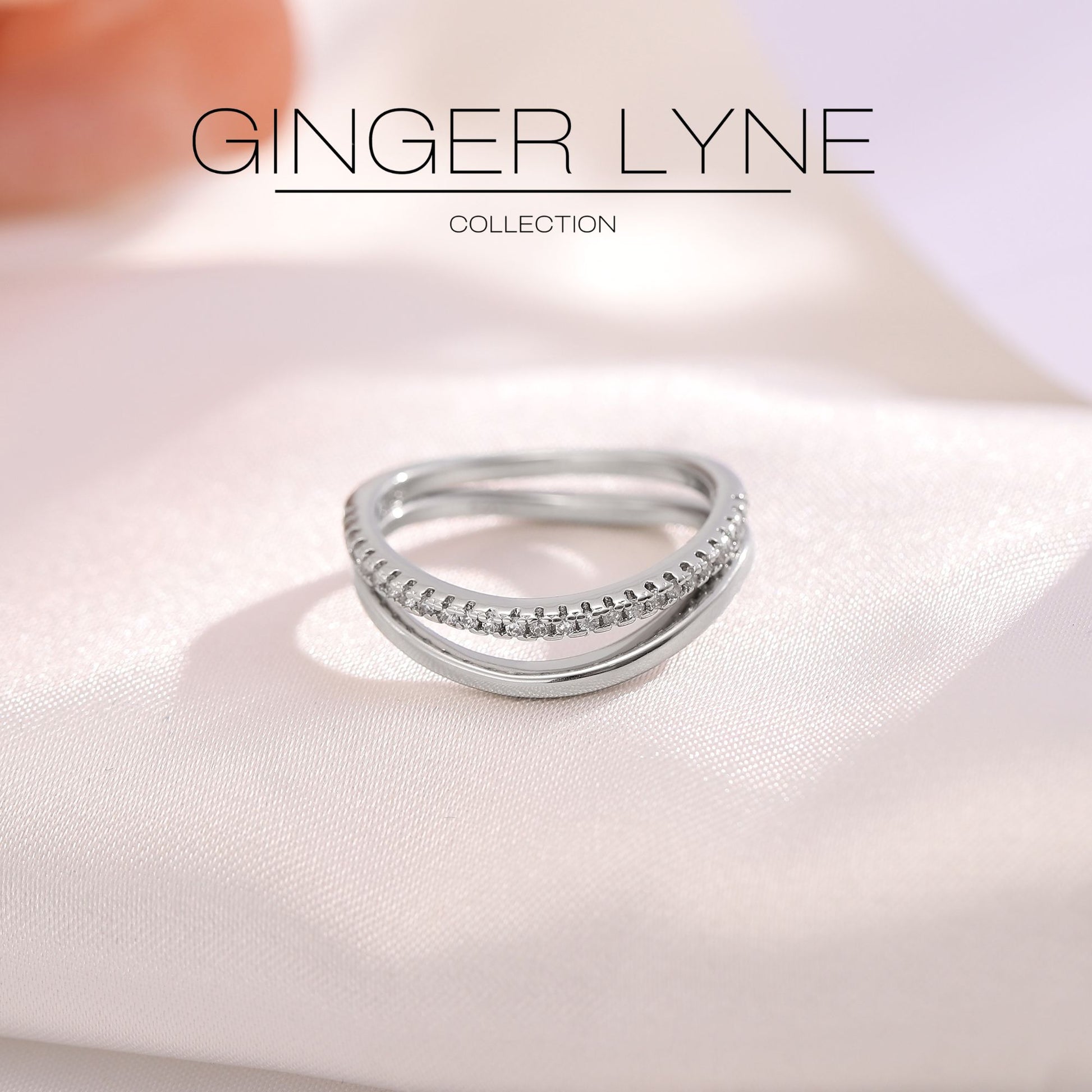 ThinWeddingBandSetforWomenSterlingSilverCZEternityBandsStackablebyGingerLyne_Silver-2