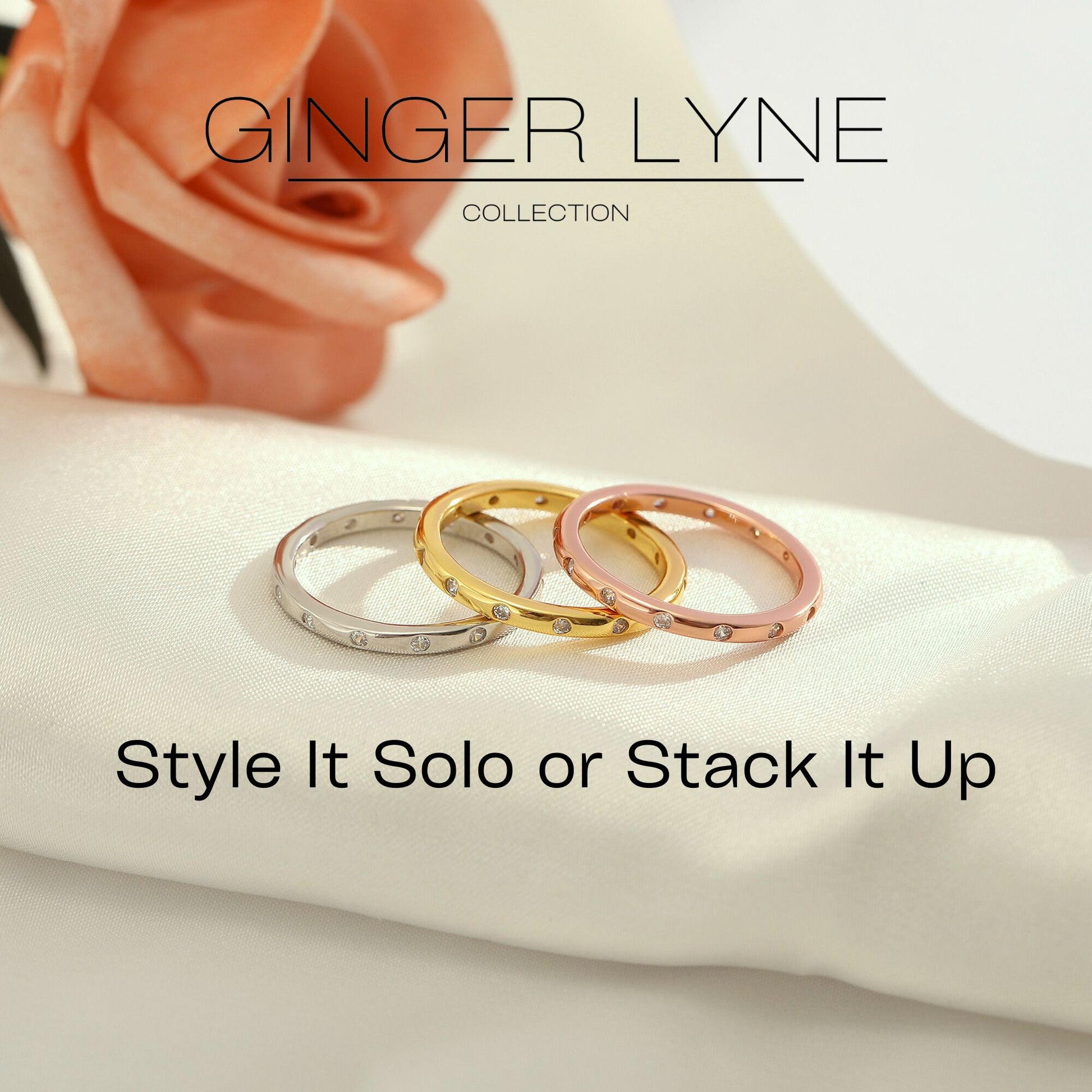 CelestaEternityRingsforWomenStackableWeddingBandsCZ2mmSterlingSilverGingerLyne_Gold-2