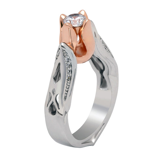 RosebudEngagementRingSolitaireRoseGoldPlatedWomensGingerLyneCollectionSize10_Silver-1