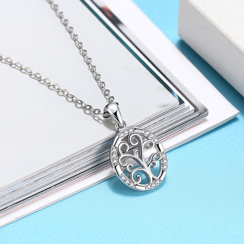 FamilyTreeLifePendantNecklaceforWomenSterlingSilverCzGingerLyneCollection_Silver-4