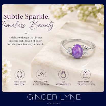 AddyPurpleOpalRingSterlingSilverWomenEngagementGingerLyneCollection_Purple-6