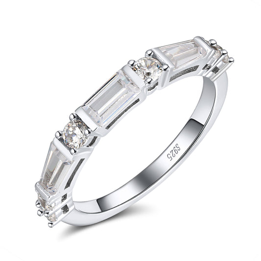 AnniversaryBandRingforWomenBaguetteCzSterlingSilverGingerLyneCollection_Silver-1