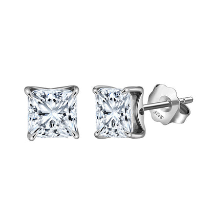 PrincessCutStudEarringsforWomen2.5ctSolitaireCubicZirconiaSterlingSilverGingerLyne_Silver-2