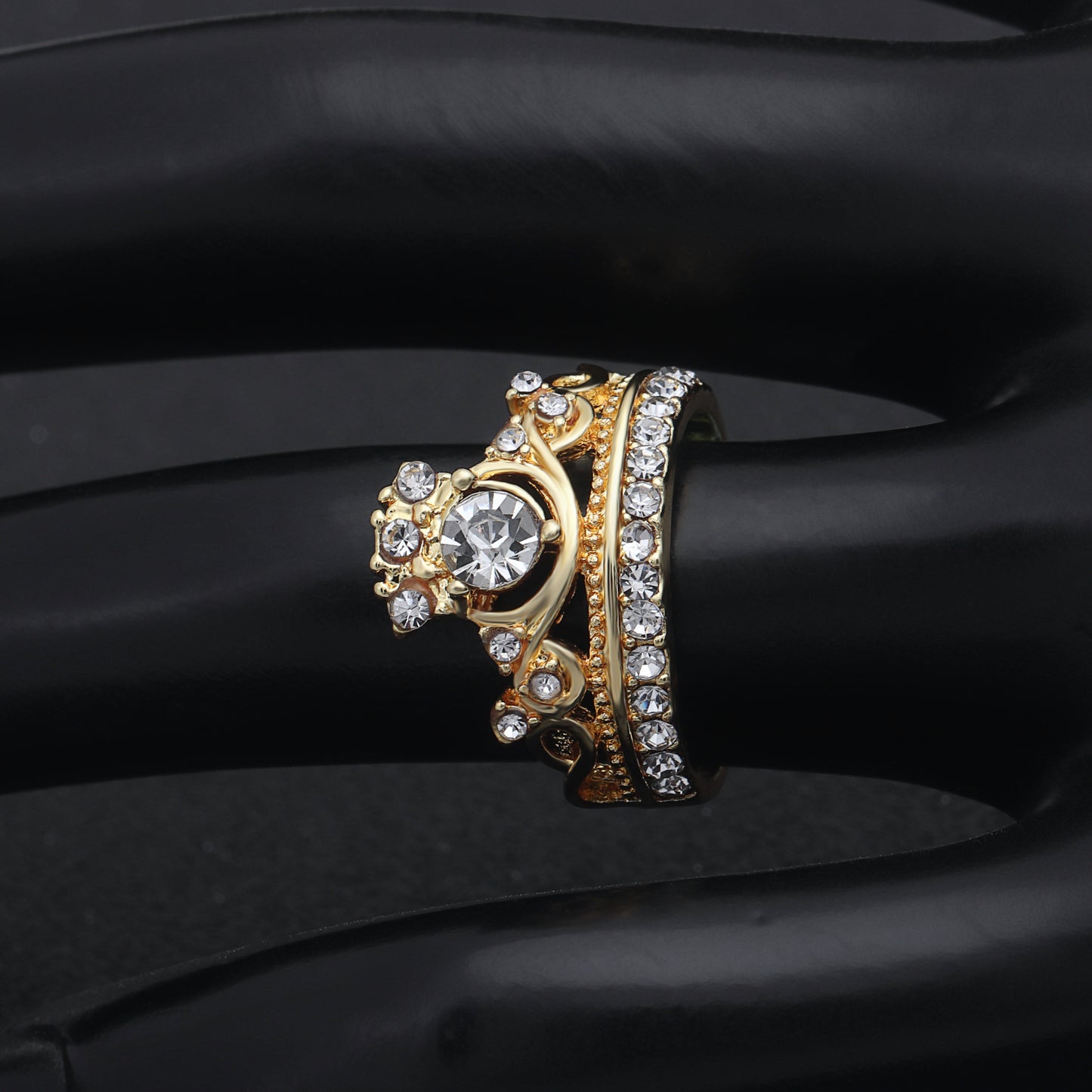 LeonorCrownCrystalEngagementBridalRingWomensGingerLyneCollection_Gold-5