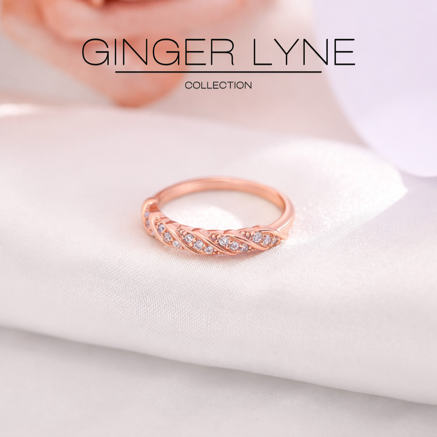 SeraphinaWeddingBandforWomenSterlingSilverCZAnniversaryHalfEternityBandStackablebyGingerLyne_Rose-2