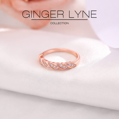 SeraphinaWeddingBandforWomenSterlingSilverCZAnniversaryHalfEternityBandStackablebyGingerLyne_Rose-2