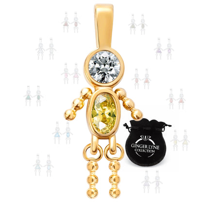 BirthstoneFamilyPendantforMombyGingerLyneStainlessSteelCubicZirconiaCharmsForGrandmaNecklace_Male-November-Gold-1