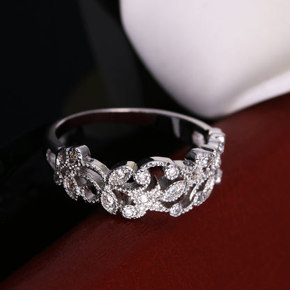 VinesFiligreeWeddingBridalBandRingWomensGingerLyneCollection_Silver-3