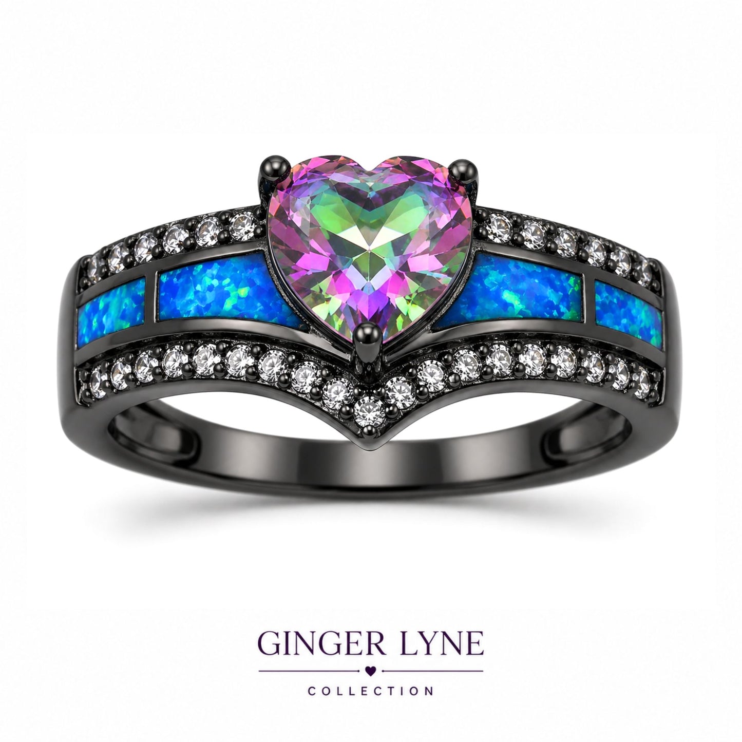 BlackEngagementRingforWomenMysticTopazCZHeartPromiseRingGiftforHerGingerLyne_PurpleMulti-7