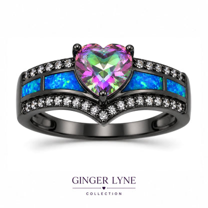 BlackEngagementRingforWomenMysticTopazCZHeartPromiseRingGiftforHerGingerLyne_PurpleMulti-7