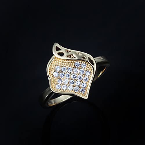 BellaStatementRingGoldPlatedCubicZirconiaGingerLyneCollection_Gold-5